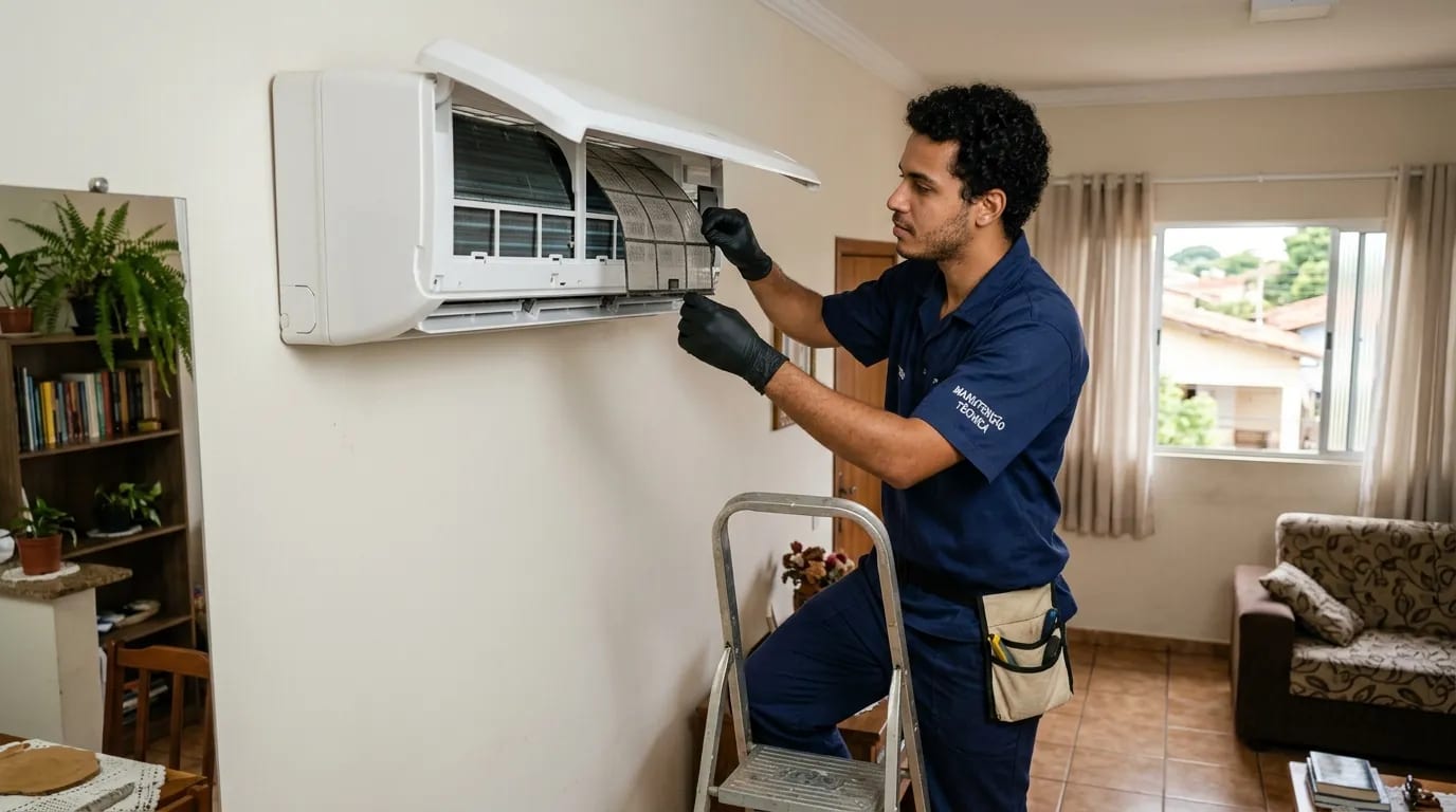 Manutenção do split em Aparecida de Goiânia‑GO