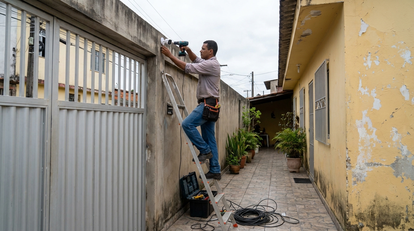 Passagem de Cabeamento no Expansul, Aparecida de Goiânia‑GO