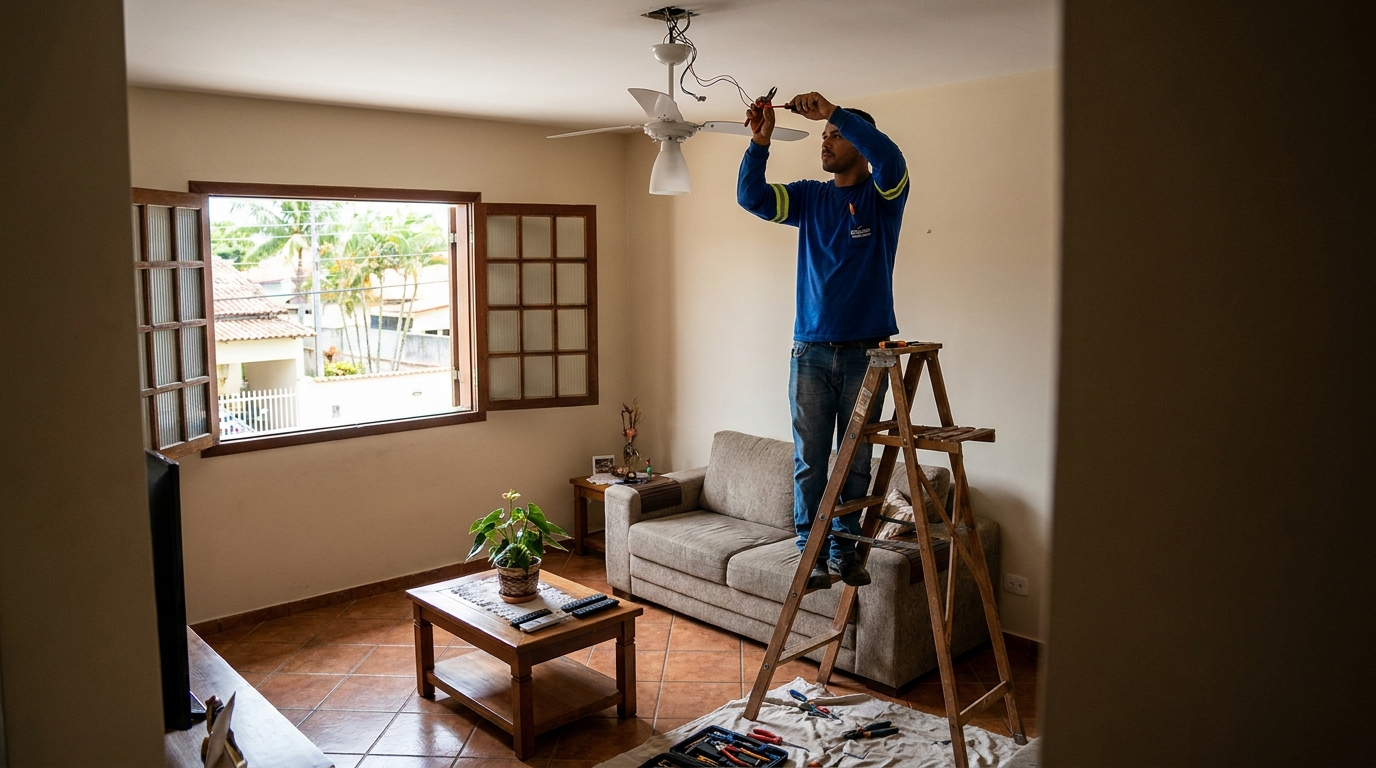 Reforço de Suporte no Teto no Expansul, Aparecida de Goiânia‑GO