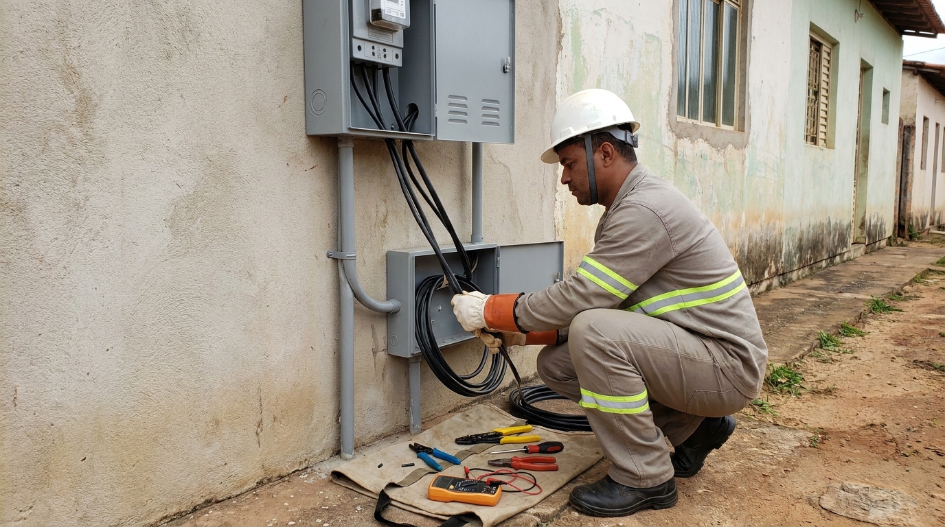 Regularização de Entrada de Energia no Expansul, Aparecida de Goiânia‑GO