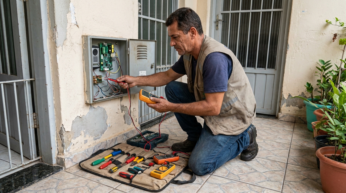 Troca de Fiação de Interfone no Jardim Paraíso, Aparecida de Goiânia‑GO