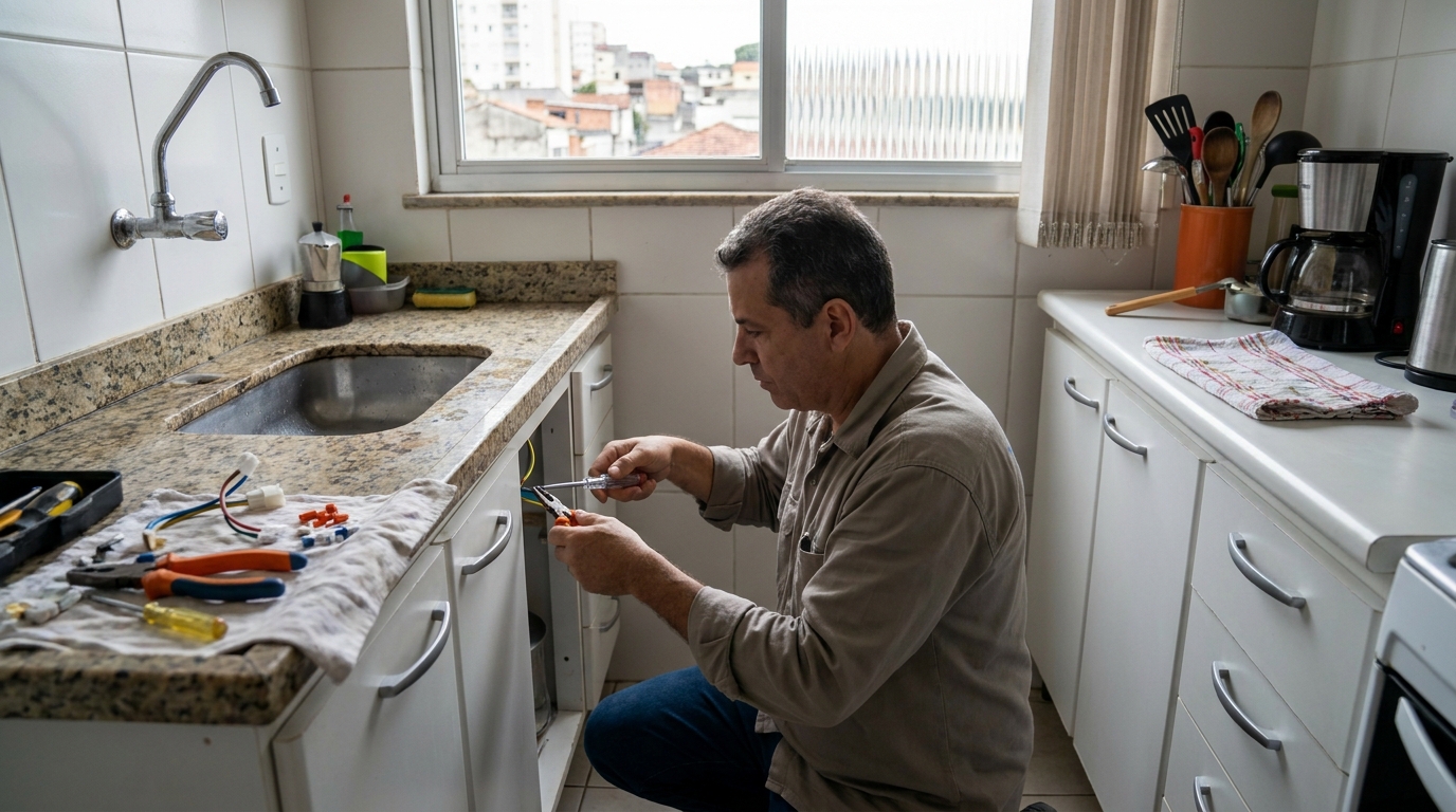 Troca de Torneira Elétrica na Morada dos Pássaros, Aparecida de Goiânia‑GO